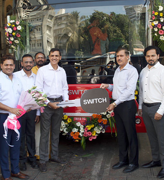 Switch Mobility Ltd. delivers first set of SWITCH EiV 22, India’s first electric double decker buses to BEST